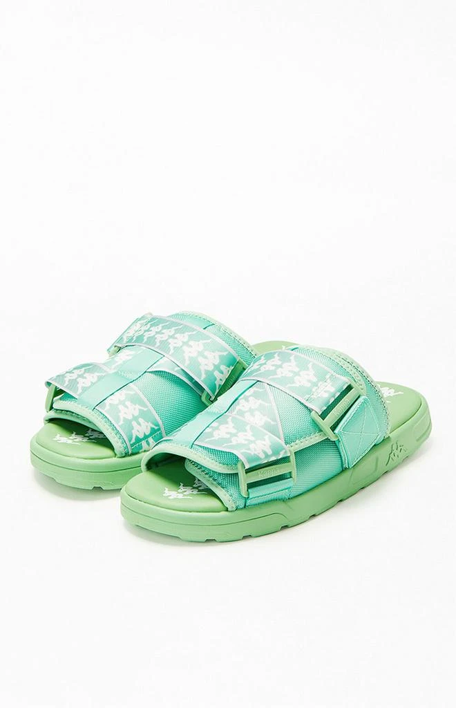 Kappa Green 222 Banda Mitel 1 Slide Sandals 2