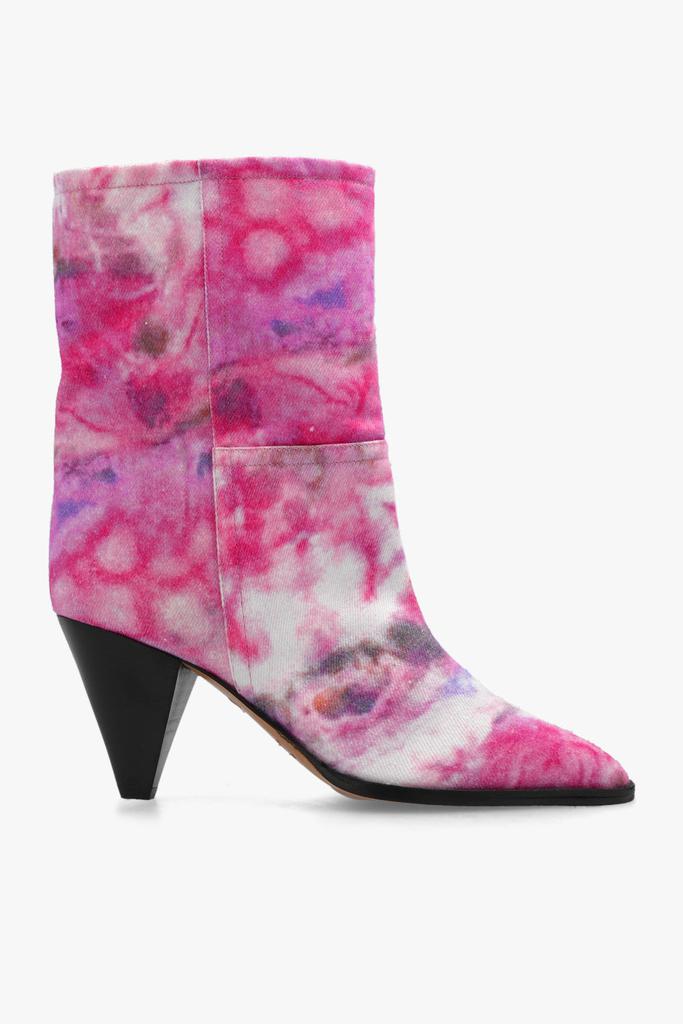 Isabel Marant ISABEL MARANT Womens Shoes Boots In Pink White & Purple Tie Dye
