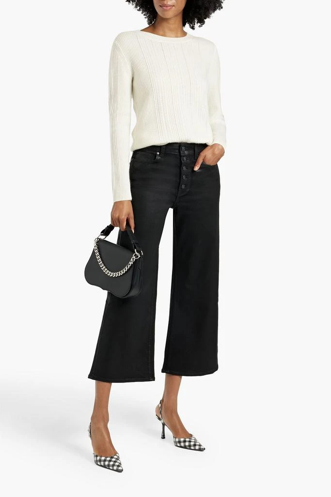 Arch4 Coombe ribbed pointelle-knit cashmere sweater 2
