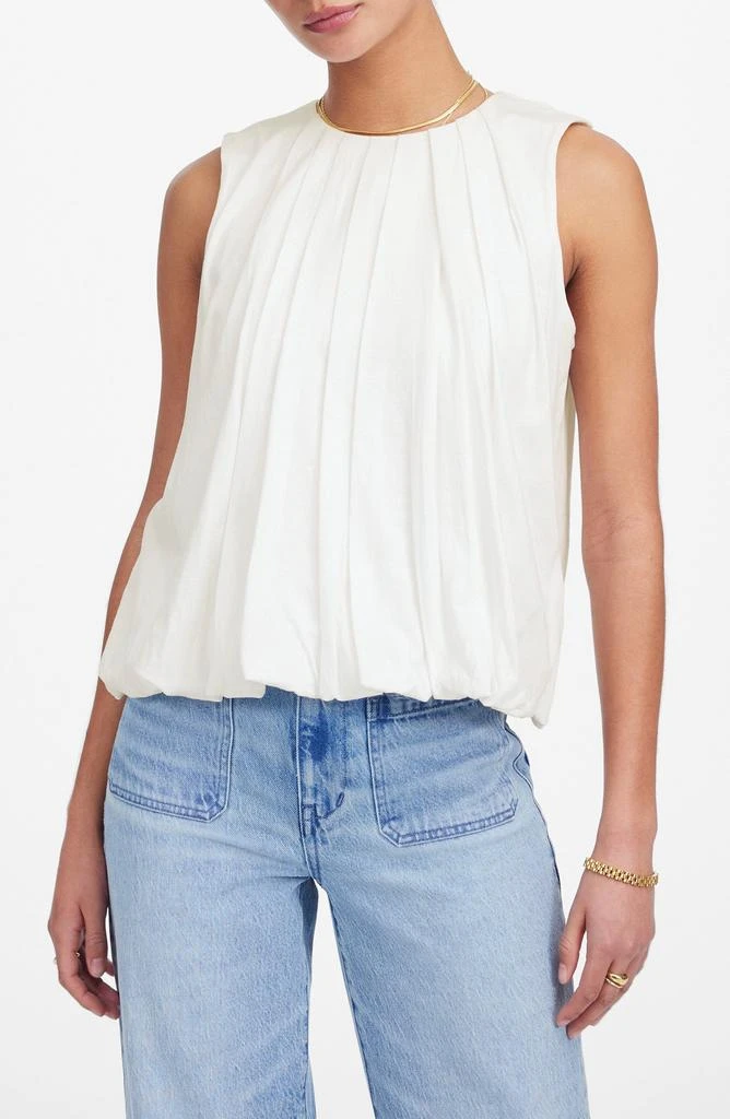 Madewell Cotton Pleated Bubble Top