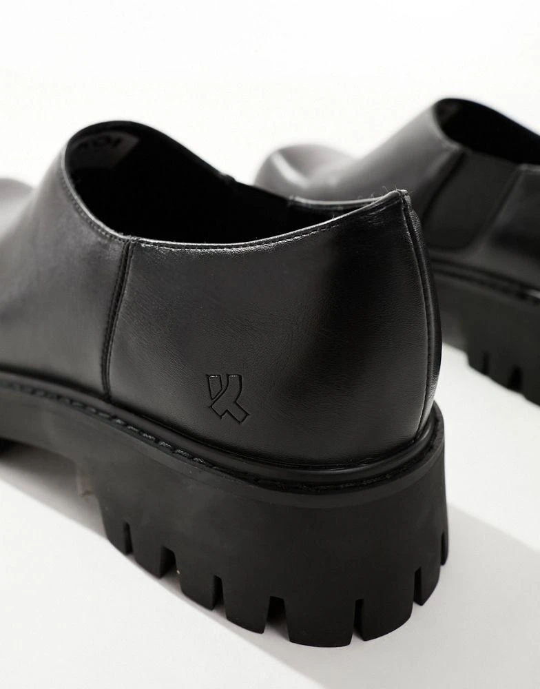 Koi Footwear KOI Night Cure Mens Square Toe Slip On Shoes In Black 2