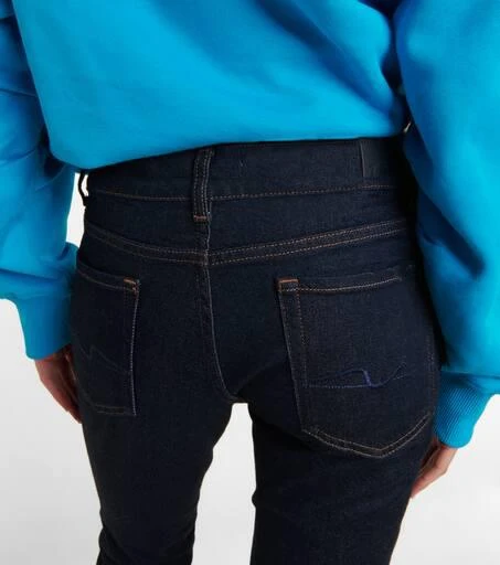 7 For All Mankind Roxanne mid-rise skinny jeans 6