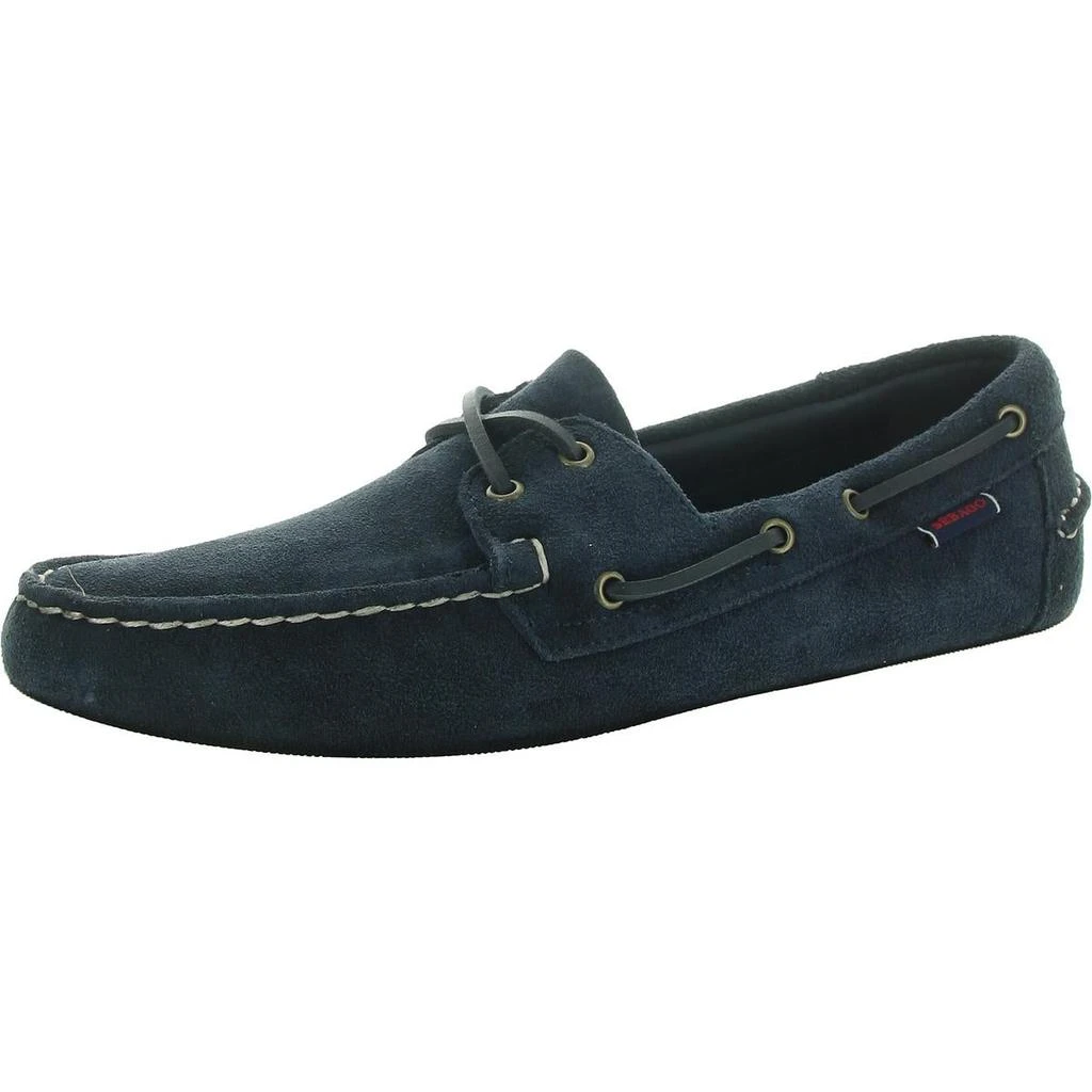 SEBAGO Portland Rough Out Mens Solid Suede Boat Shoes 1
