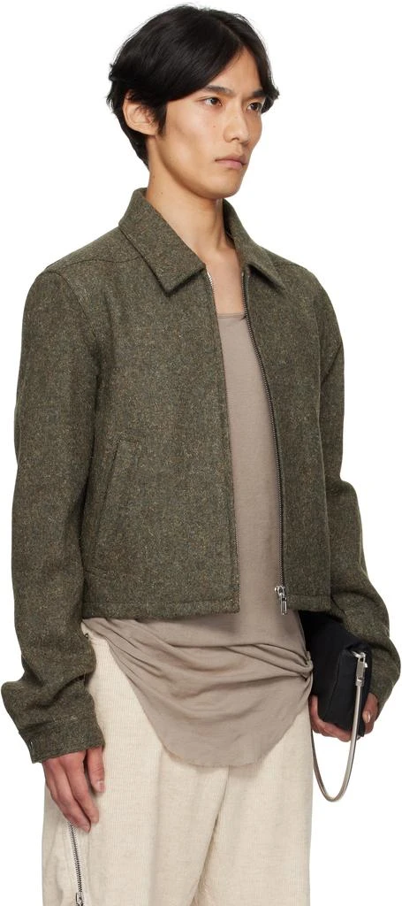 Rick Owens Khaki Concordians Alice Brad Jacket 2