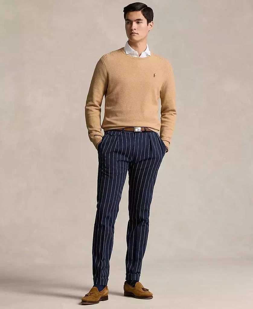 Ralph Lauren Men's Mesh-Knit Cotton Crewneck Sweater 4