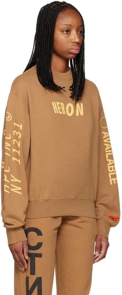 Heron Preston Brown HPC Inc Sweatshirt 2