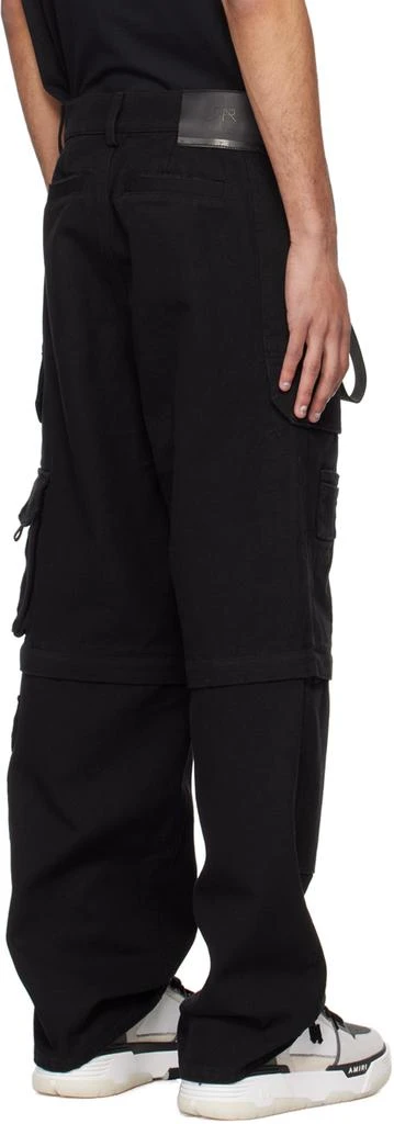 RTA Black Multi-Pocket Cargo Pants 3