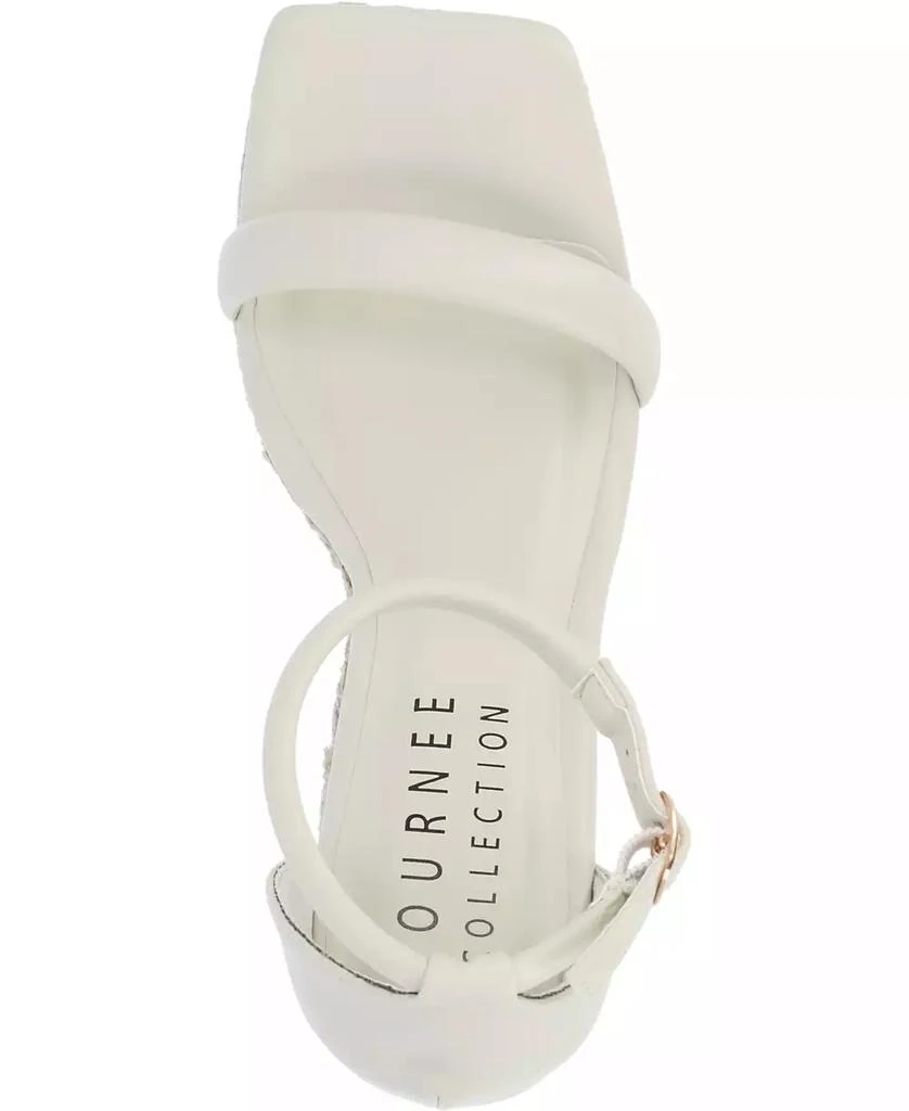 Journee Collection Women's Olesia Platform Wedge Sandals 4
