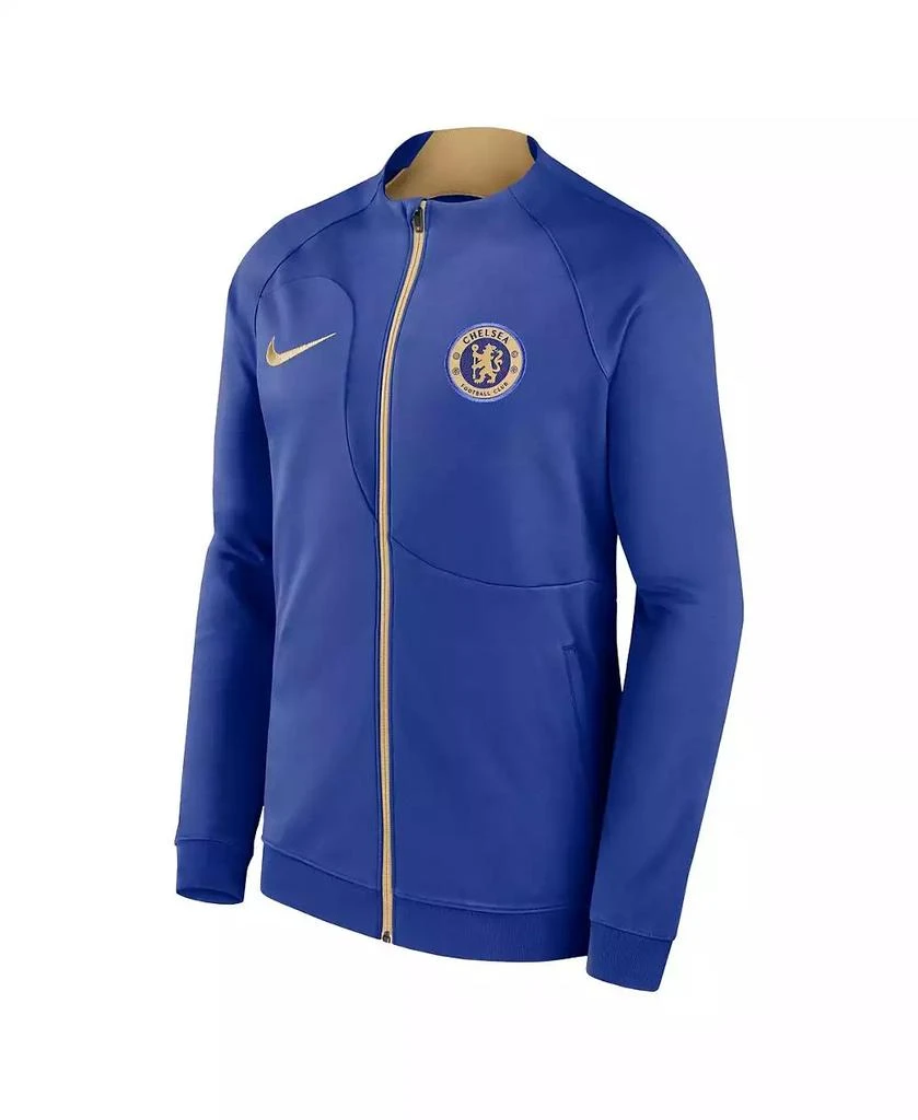 NIKE Big Boys Blue Chelsea 2023/24 Academy Pro Anthem Raglan Performance Full-Zip Jacket 3