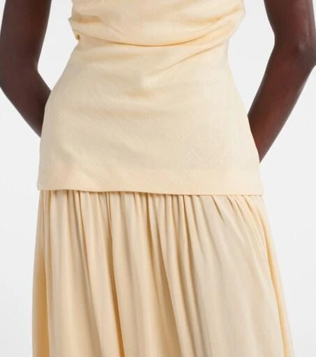 eden strapless maxi dress navy Embellished Draped Strapless A-Line Mini Dress in Black - 8