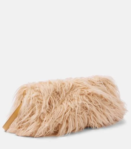 Dries Van Noten Faux fur clutch 4