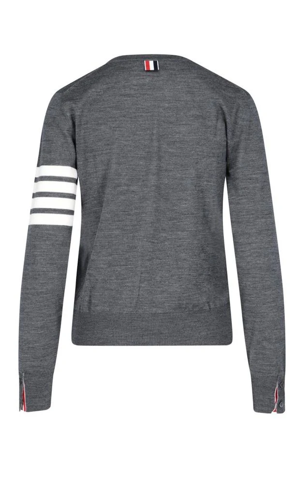 Thom Browne Thom Browne 4-Bar Ribbed Crewneck Jumper 2