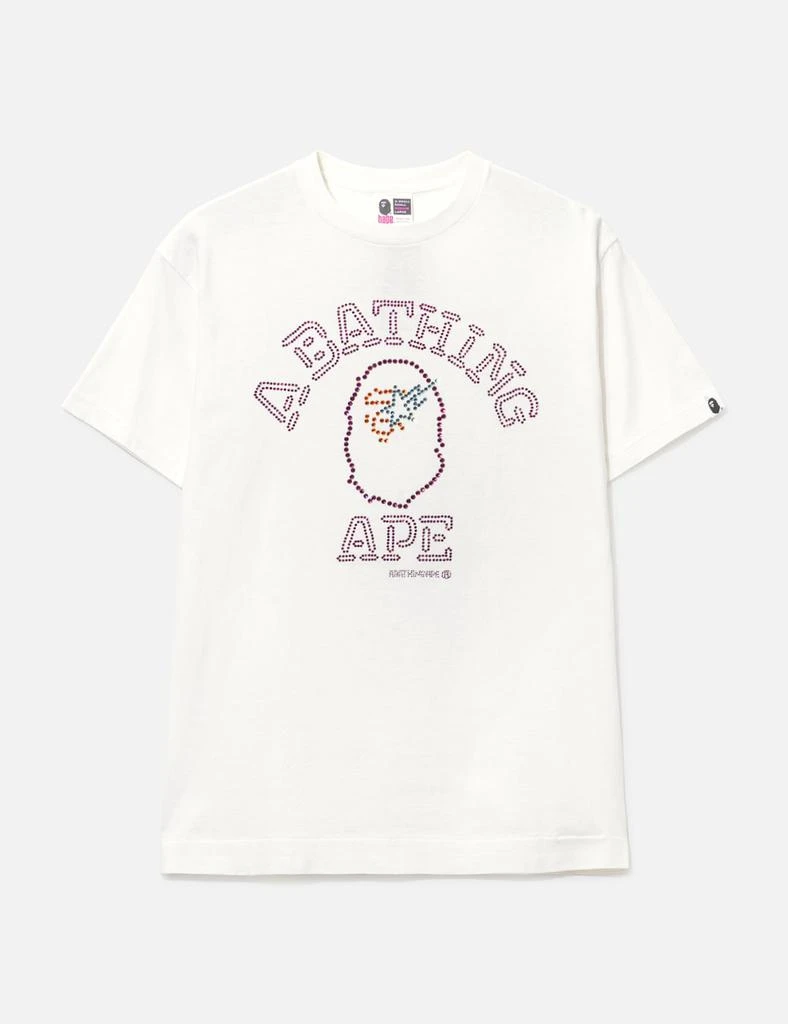Bape BAPE SWAROVSKI SEQUINS LOGO T-SHIRT 1