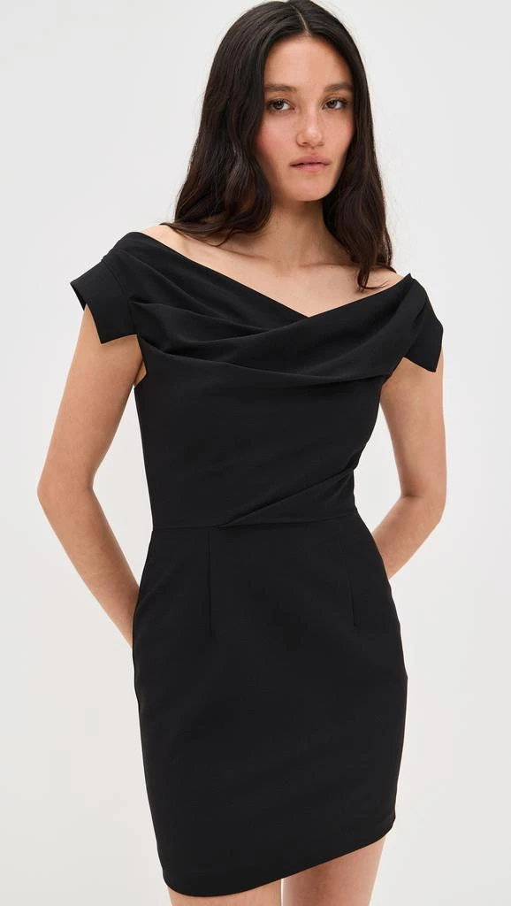 Black Halo Jacqueline Mini dress in Black | Size 6 Black Halo Jacqueline Mini dress in Black | Size 6