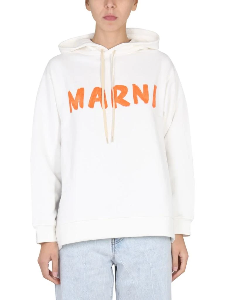 Marni Logo Hoodie 1