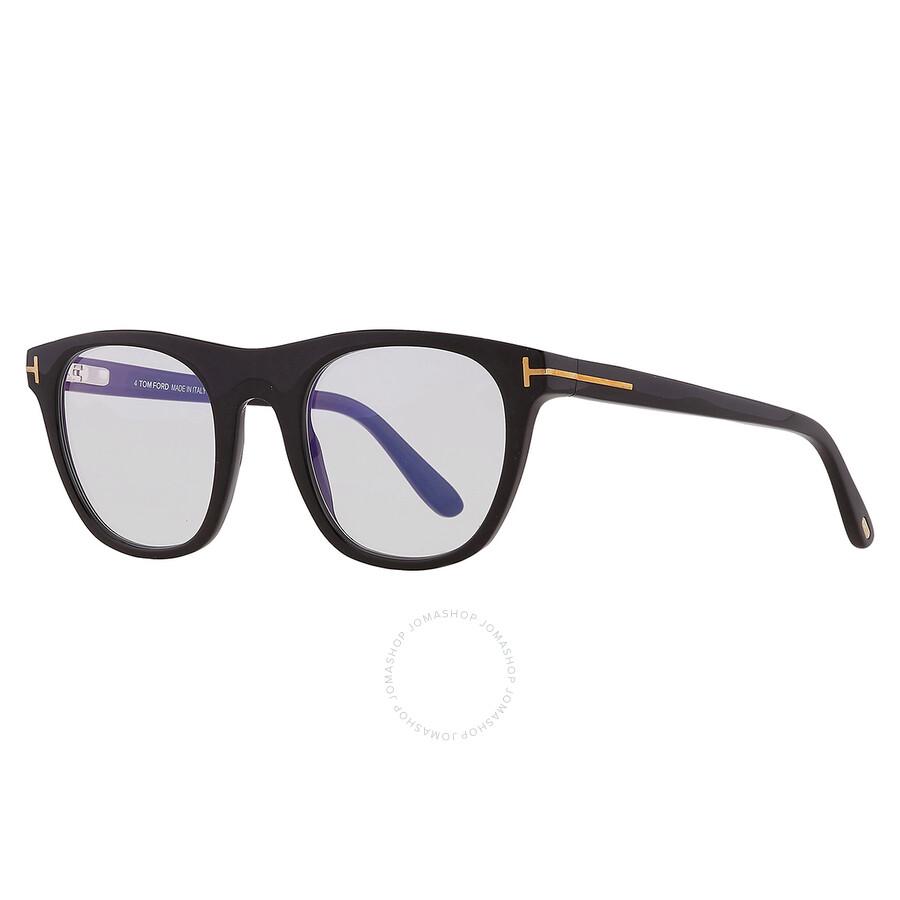 Tom Ford Blue Light Block With Grey Gradient Clip-On Oval Men's Eyeglasses FT5895-B 001 51