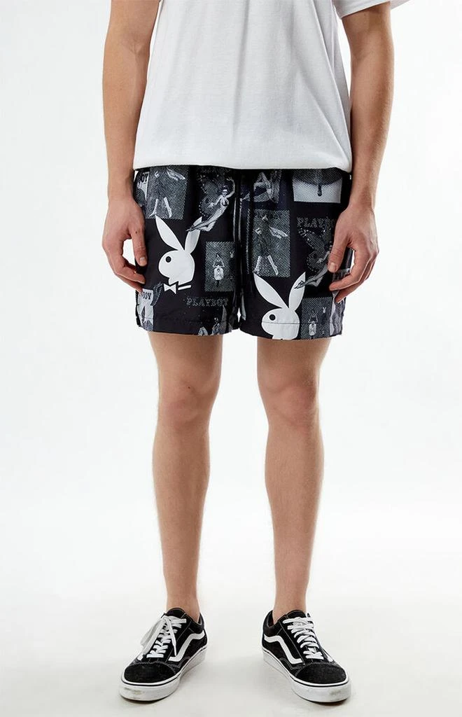 Playboy By PacSun Poster 5" Swim Trunks 2