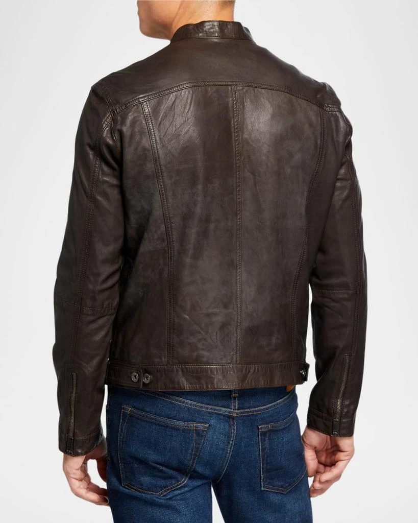 John Varvatos Men's Lambskin Leather Jacket 3