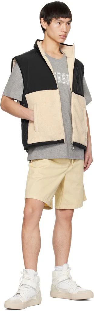 AMI Beige Elasticized Shorts 4