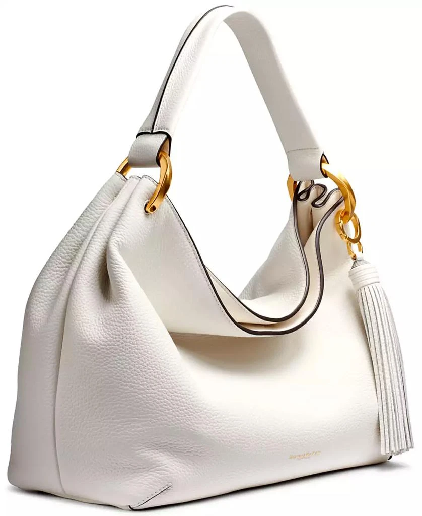 Donna Karan Donna Karan Glenwood Leather Shoulder with Tassel Detail 3