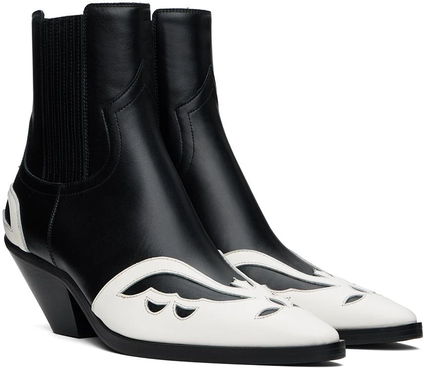 Enfants Riches Déprimés Black & White Midnight Cowboy Chelsea Boots 4