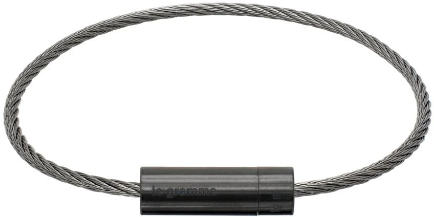 Le Gramme Silver Cable 'Le 5g' Bracelet 1