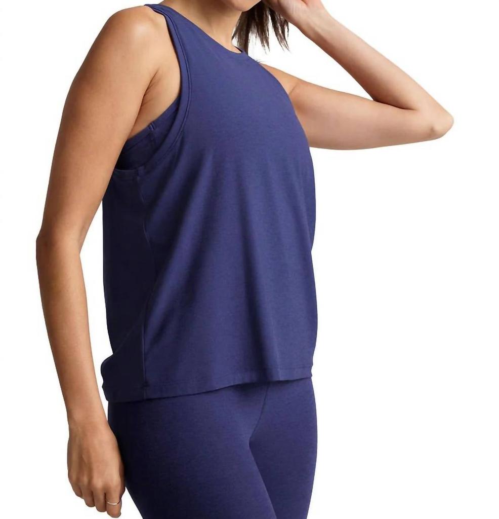 (取寄) ビヨンドヨガ レディース フェザーウェイト リバランス タンク Beyond Yoga women Featherweight Rebalance Tank Eternal Blue Heather Featherweight Rebalance Tank In Eternal Blue Heather – On Sale Now