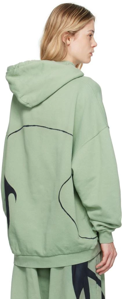 Collina Strada Blue Round Hem Hoodie 3