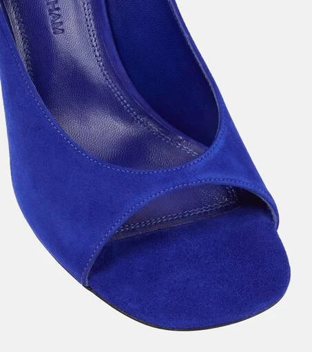 Victoria Beckham Suede slingback sandals 6