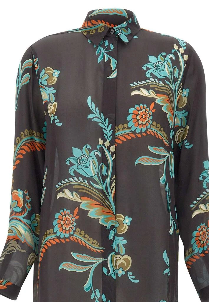 ETRO Etro Daffodil-Motif Long Shirt 5