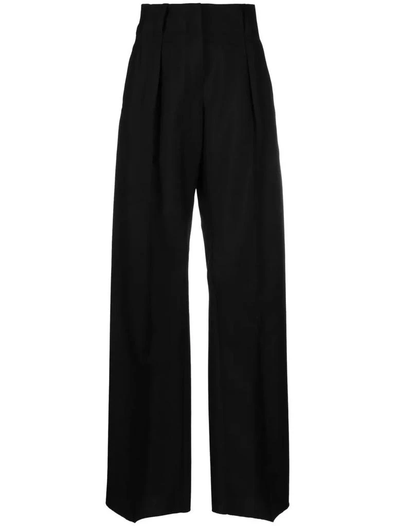 Salvatore Ferragamo Ferragamo High-Waisted Wide-Leg Trousers 5