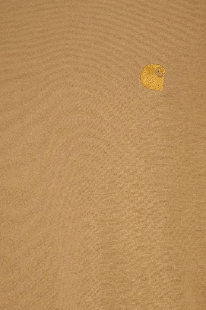 Carhartt Wip Camel cotton S/S Chase t-shirt 2