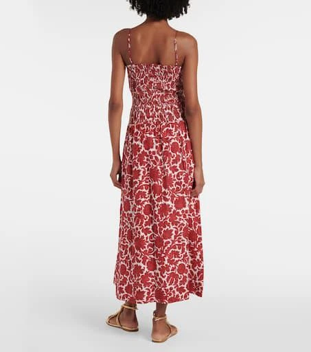 Faithfull Geriba floral linen maxi dress 3