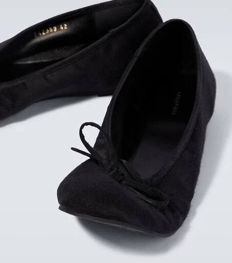 Balenciaga Leopold satin flats 3