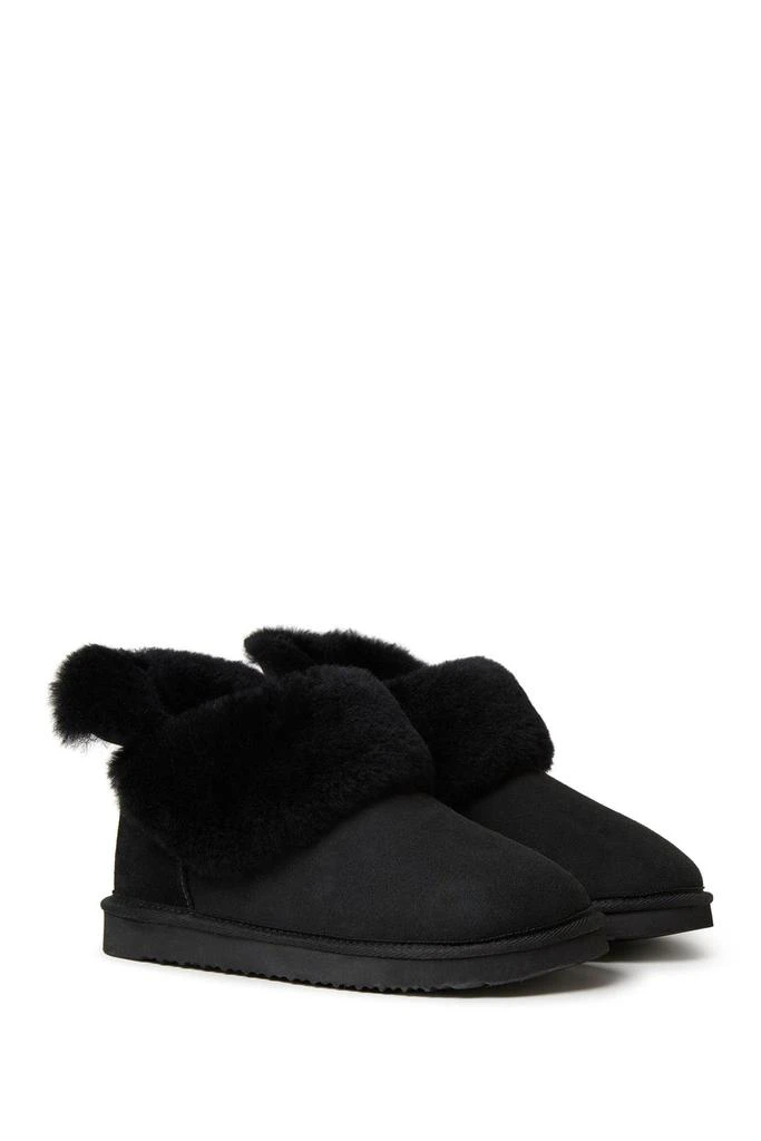 Dear Foams Perth Genuine Shearling Foldover Bootie 6