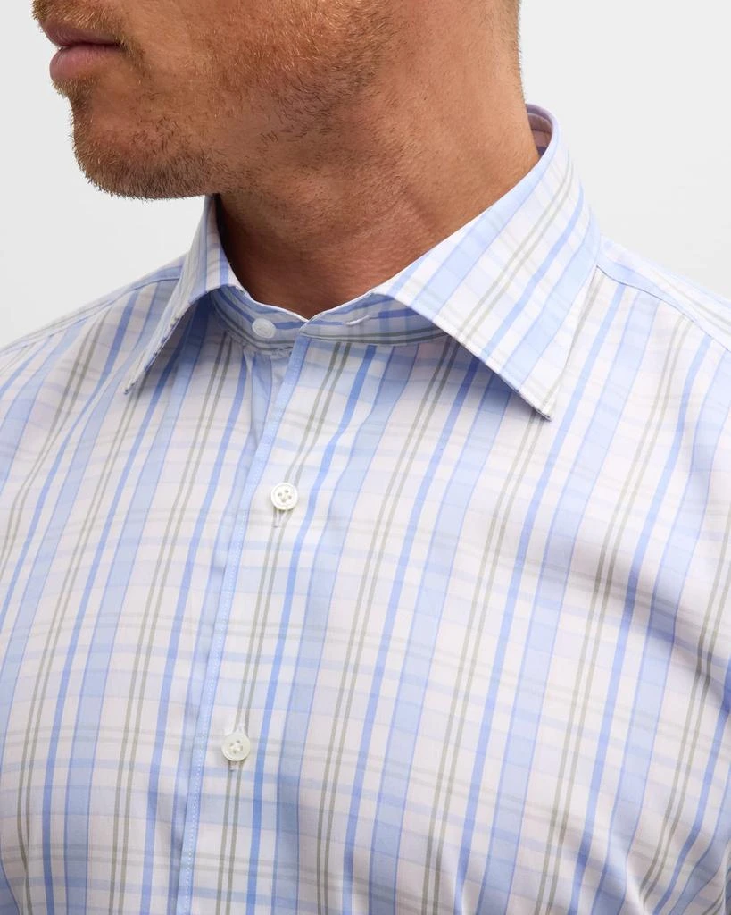 Peter Millar Men's Viggo Check-Print Cotton Sport Shirt 7