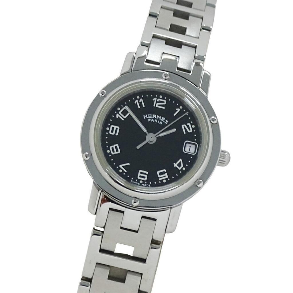 Hermes Stainless Steel Wristwatch (Pre-Owned)