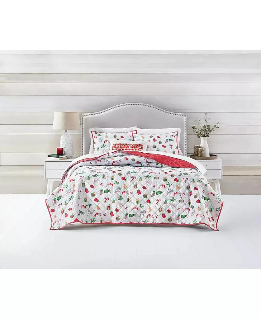 Martha Stewart Holiday Icons 4-Pc. Quilt Tote Set, King, Exclusively at Macy’s 6