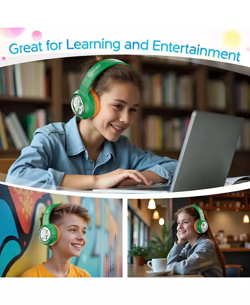 Contixo KB6 Kids Bluetooth Headphones, Safe Sound for Little Ears 8