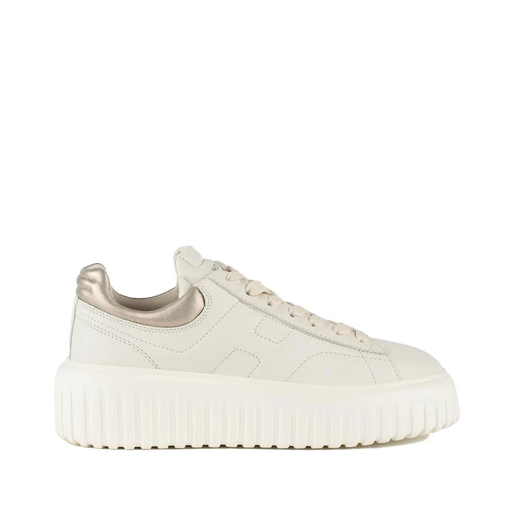 hogan Hogan Sneakers H-Stripes Ivory And Gold 1