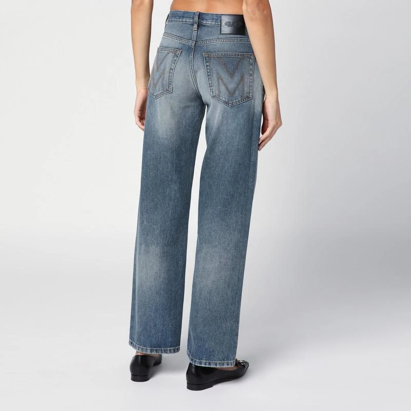 Marc Jacobs Washed denim jeans with logo 4