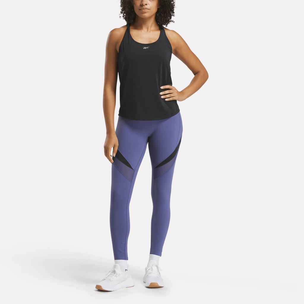 Reebok Women's Lux Colorblock High-Rise 7/8 Leggings