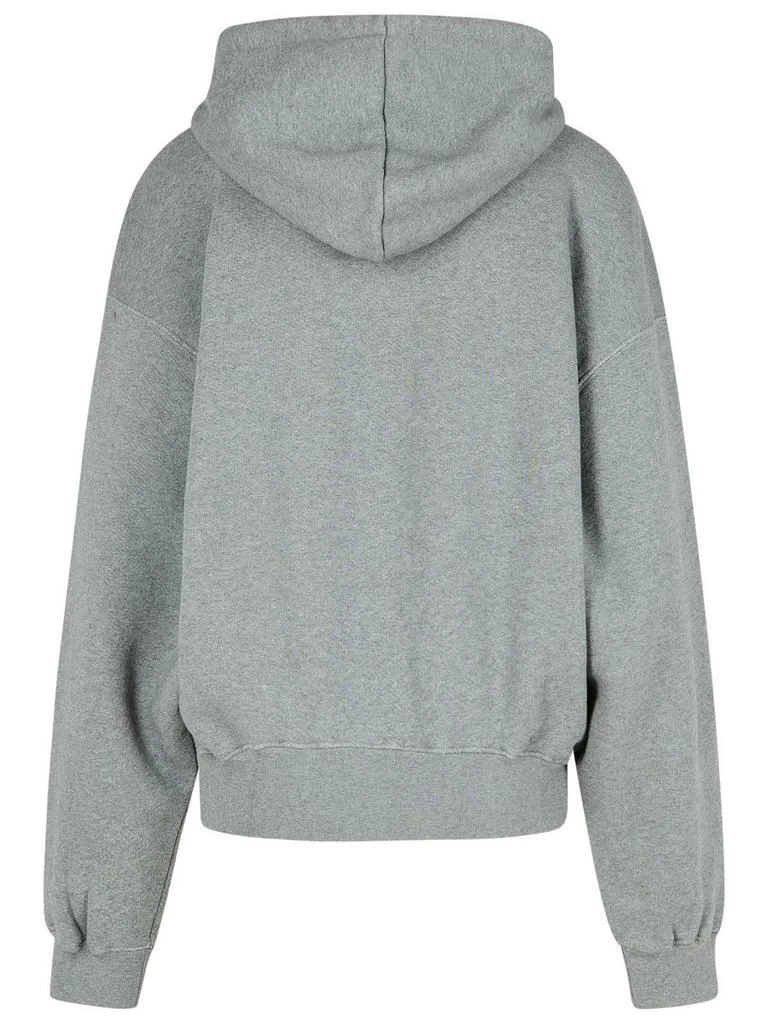 Off-White Off-White 'Flower' Grey Cotton Sweatshirt 3