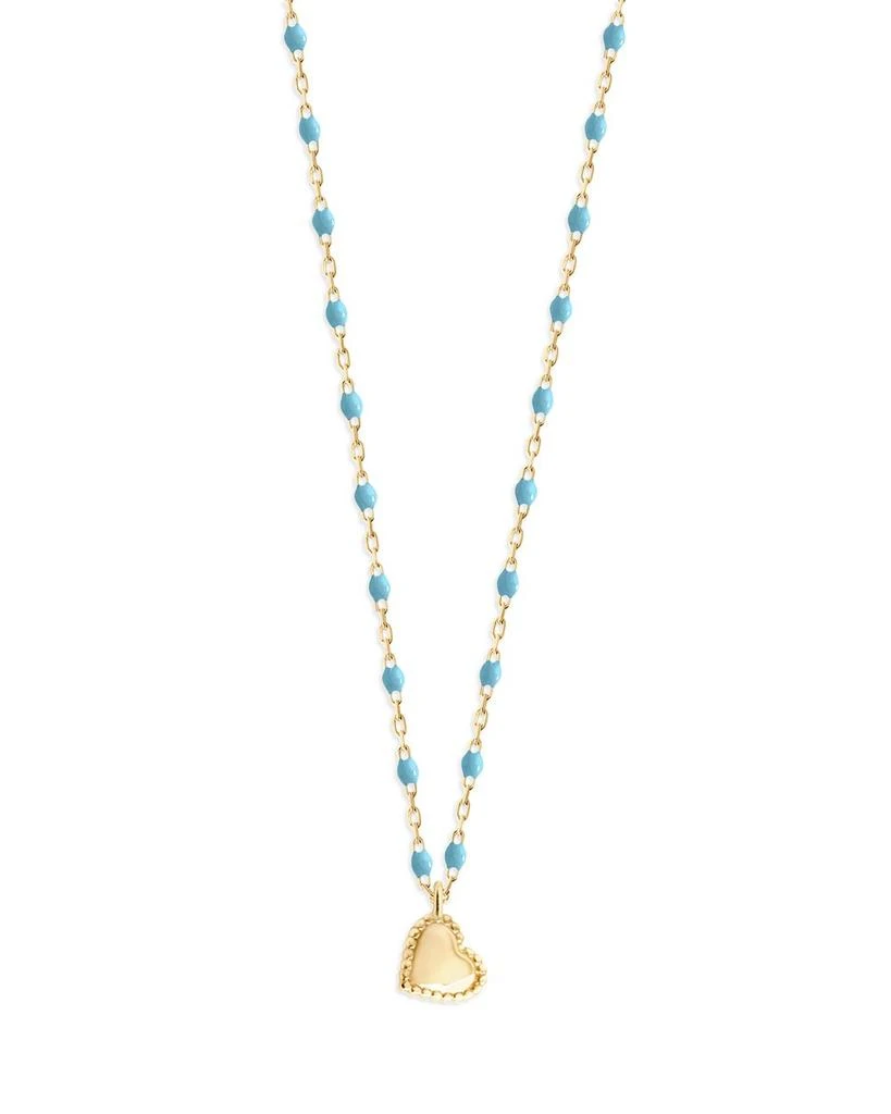 Gigi Clozeau 18K Yellow Gold Lucky Heart Pendant Necklace, 15.7" 1