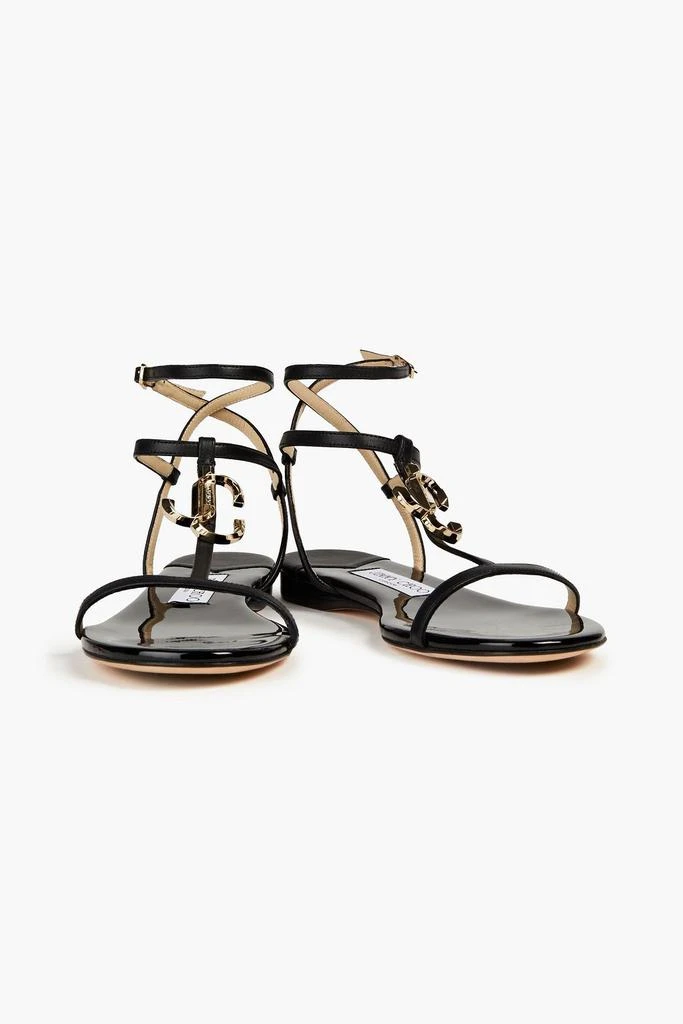 Jimmy Choo Alodie embellished leather sandals 2