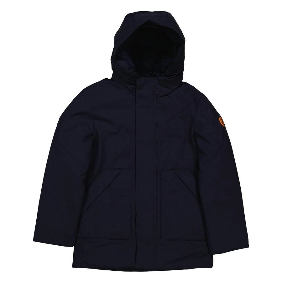 Save The Duck Boys Navy Blue Albi Hooded Parka 1