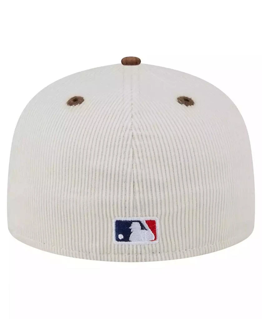 New Era Men's Cream/Brown San Diego Padres Two-Tone Corduroy 59FIFTY Fitted Hat 4
