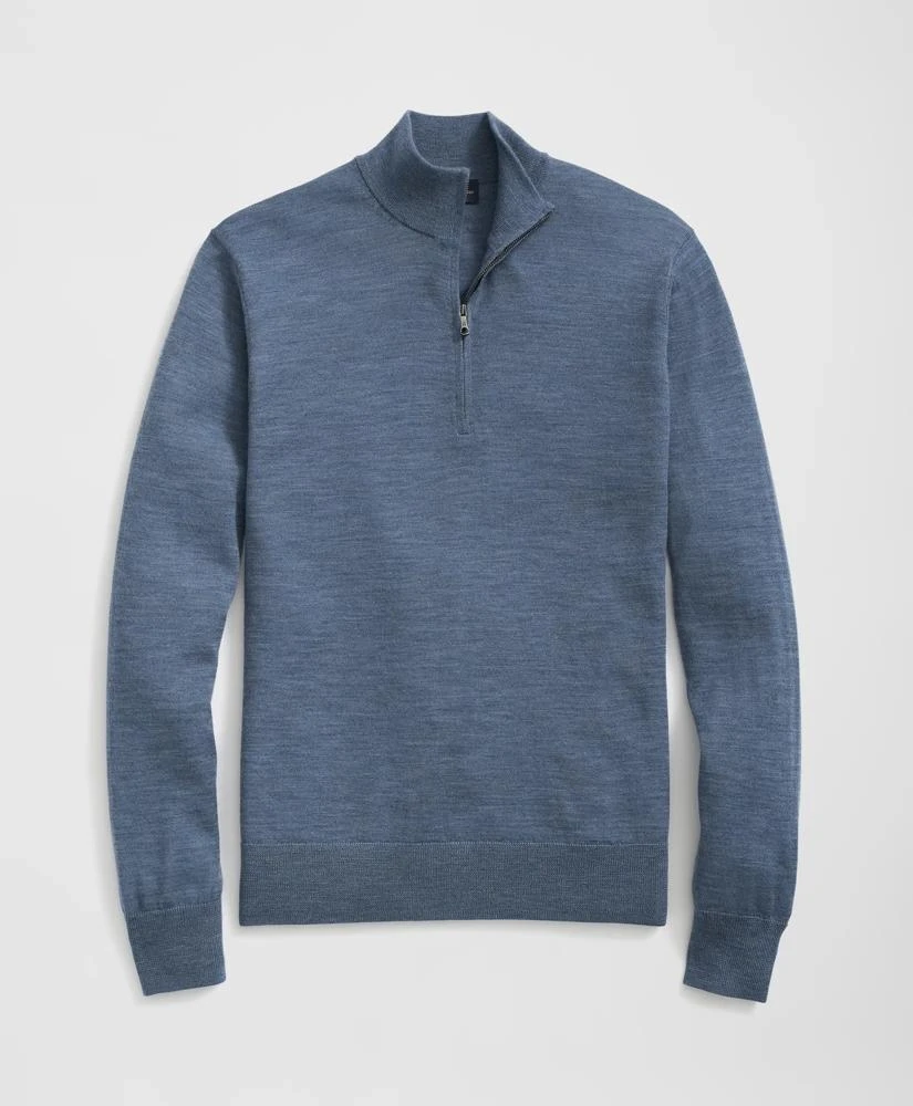 Brooks Brothers Fine Merino Wool Half-Zip Sweater 1