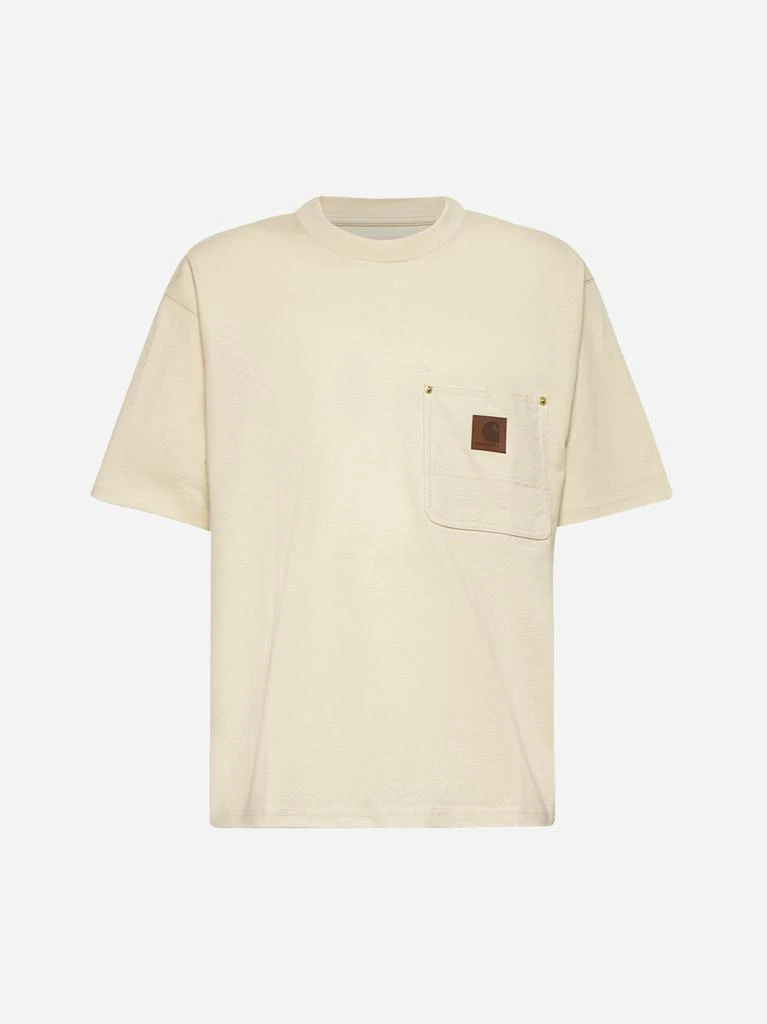 CARHARTT WIP Beige S/S Eldon Pocket T-shirt 1