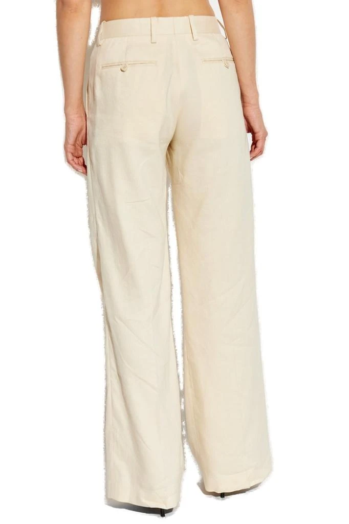 Helmut Lang Helmut Lang Double Pleated Straight Leg Trousers 3